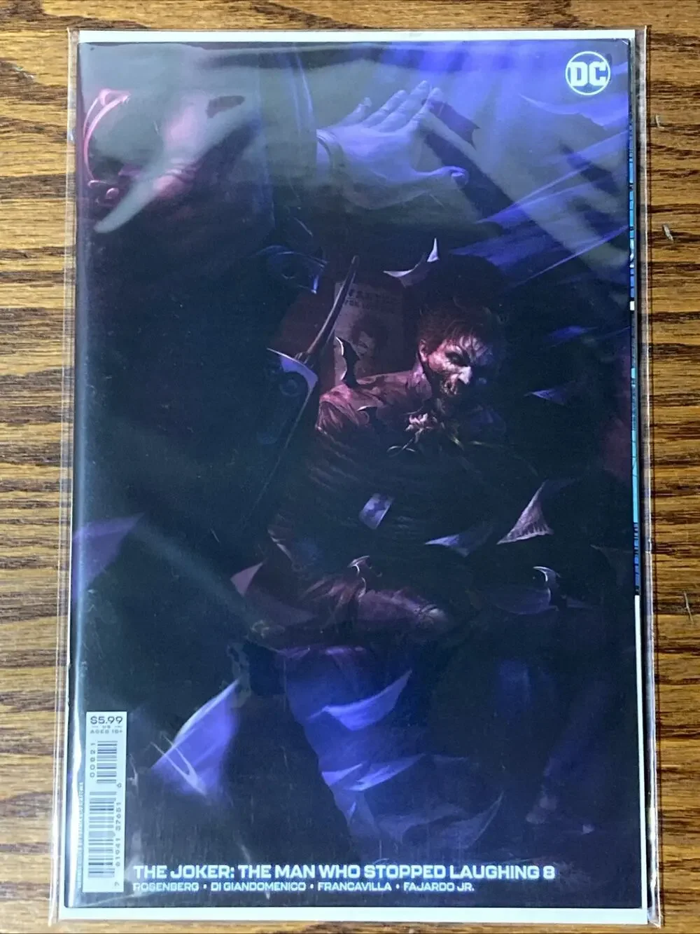 Joker: The Man Who Stopped Laughing #8B DC 2023 Francesco Mattina variant
